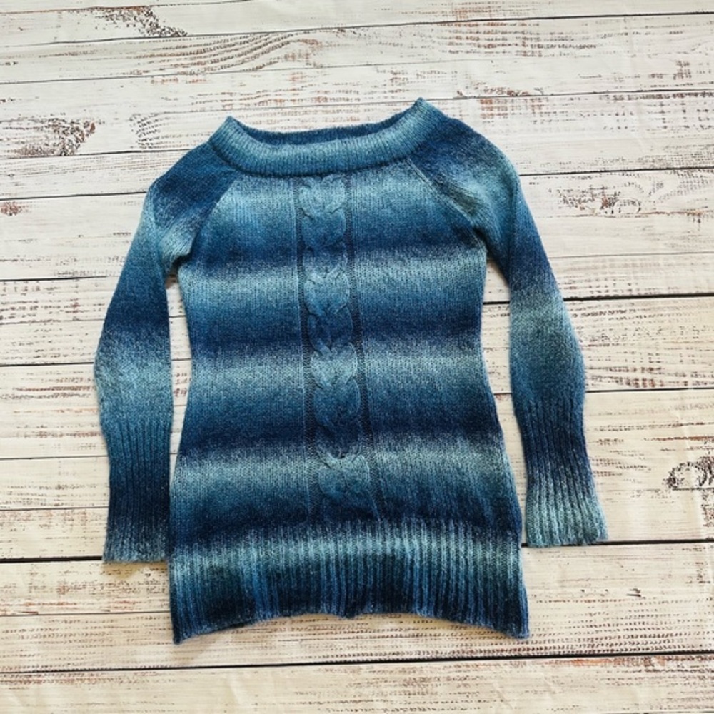 Women’s blue long sweater! Size M/L